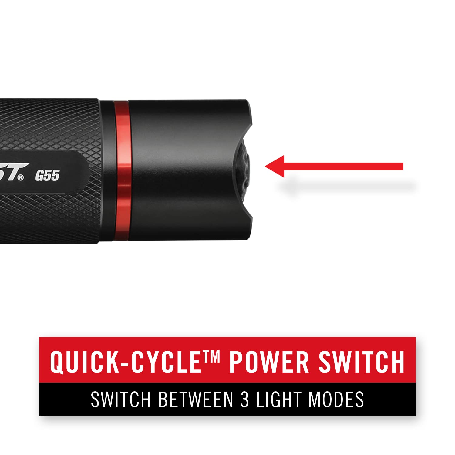 Coast® G55 750 Lumen Adjustable Focus LED Flashlight with Batteries Included - Perfect for Camping, Hiking, Emergency & Outdoor Adventures