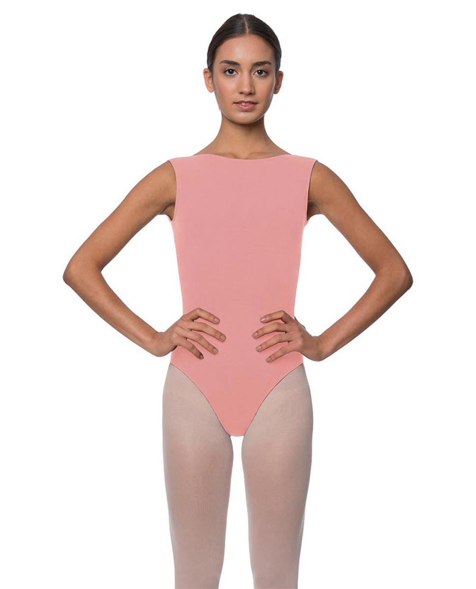LUB213 Sabina High Neck Cotton Leotard for Ballet, Dance & Gymnastics - Comfortable Stretch Fabric for Women & Girls