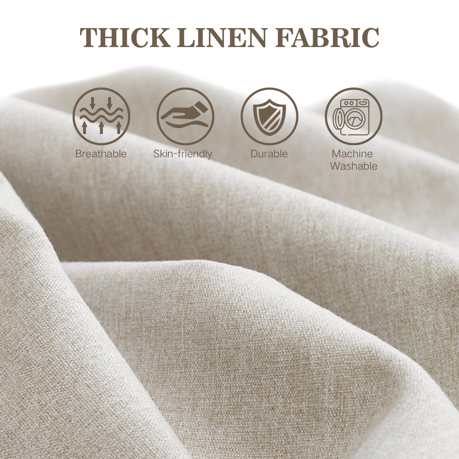 Bed Gap Filler for Headboard & Wall - King Size 78x6x12 Inch Mattress Extender with Removable Cover, High-Density Foam Spacer for Bed Cracks (Beige) | Perfect for Adjustable Beds, Platform Beds & Preventing Lost Items