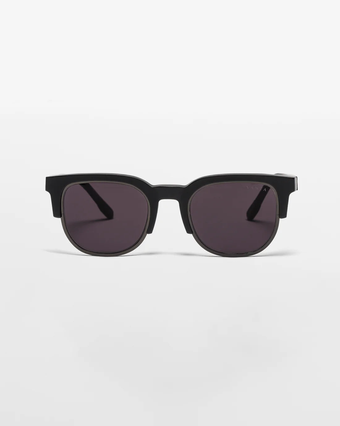 VANTA Matar Sunglasses - Matte Black & Black Metal Frame - UV Protection, Polarized, Lightweight - Perfect for Driving, Outdoor Sports & Fashion