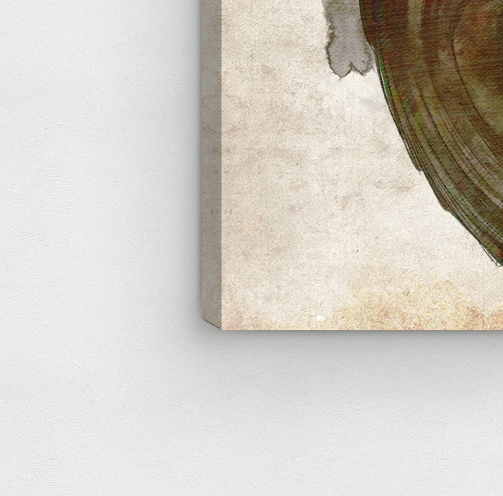 Oliver Gal Artist Co. 'Mad Money' Motivational Wall Art Canvas Print - 54x36 Inch Brown Entrepreneur Success Home Decor - Perfect for Office, Living Room & Business Inspiration
