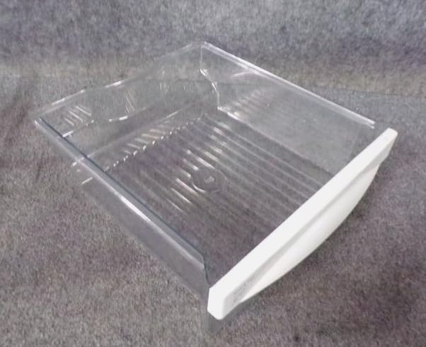 GE Refrigerator Replacement Snack Pan Assembly Drawer Bin WR71X38331 - Compatible with WR32X26244 & WR32X10525 - Perfect for Snack Storage & Organization in Kitchen Refrigerators