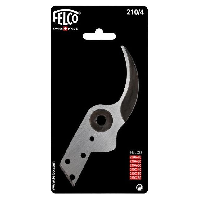 Felco 210/4 Replacement Counter Blade for F210 Pruner - Durable Gardening Tool for Professional Landscaping and Tree Trimming