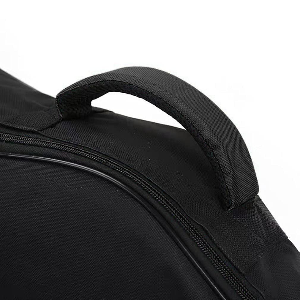 H&Z 47 Inch Electric Bass Guitar Bag - Double Straps, 7mm Cotton Padding, Waterproof Soft Cover Backpack for Secure Transport & Storage | Perfect for Gigging, Travel & Home Use