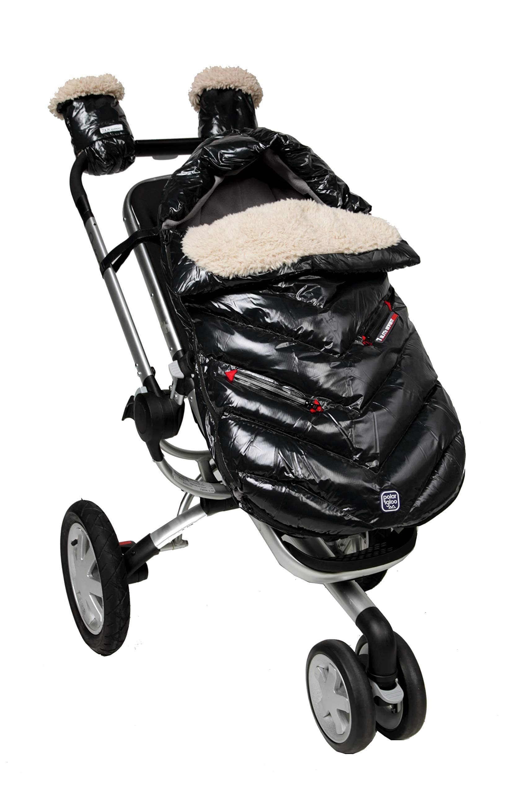 7AM Enfant Polar Igloo Weatherproof Footmuff - Universal Stroller & Car Seat Cover for Baby, Toddler & Child | Multi-Season Warm Bunting Bag for Jogging, Prams & Outdoor Adventures