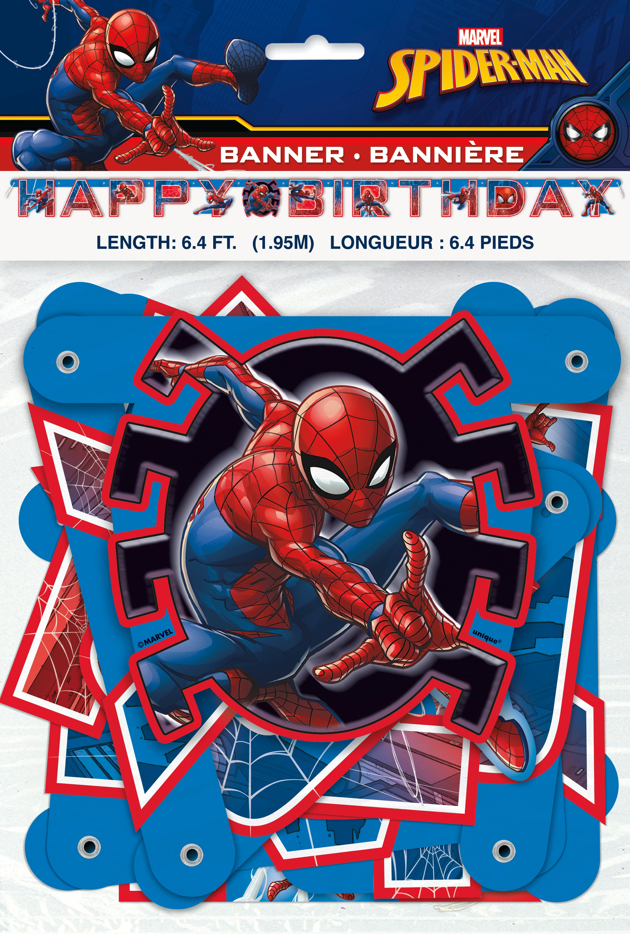 Large Spiderman Joint Banner - Perfect for Superhero Parties, Room Decor & Comic-Themed Events
