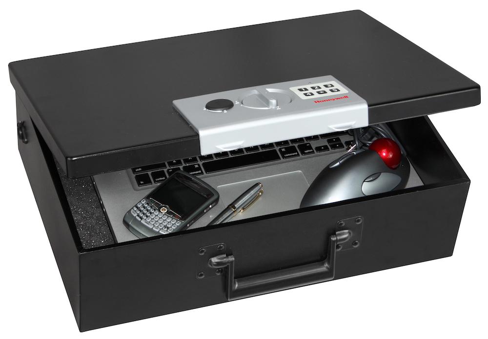 Honeywell 6110 Large Digital Fireproof Safe Box - Water & Fire Resistant Steel Security Safe with Electronic Keypad & Carry Handle - Ideal for Home, Office & Travel Use to Protect Documents, Cash & Valuables