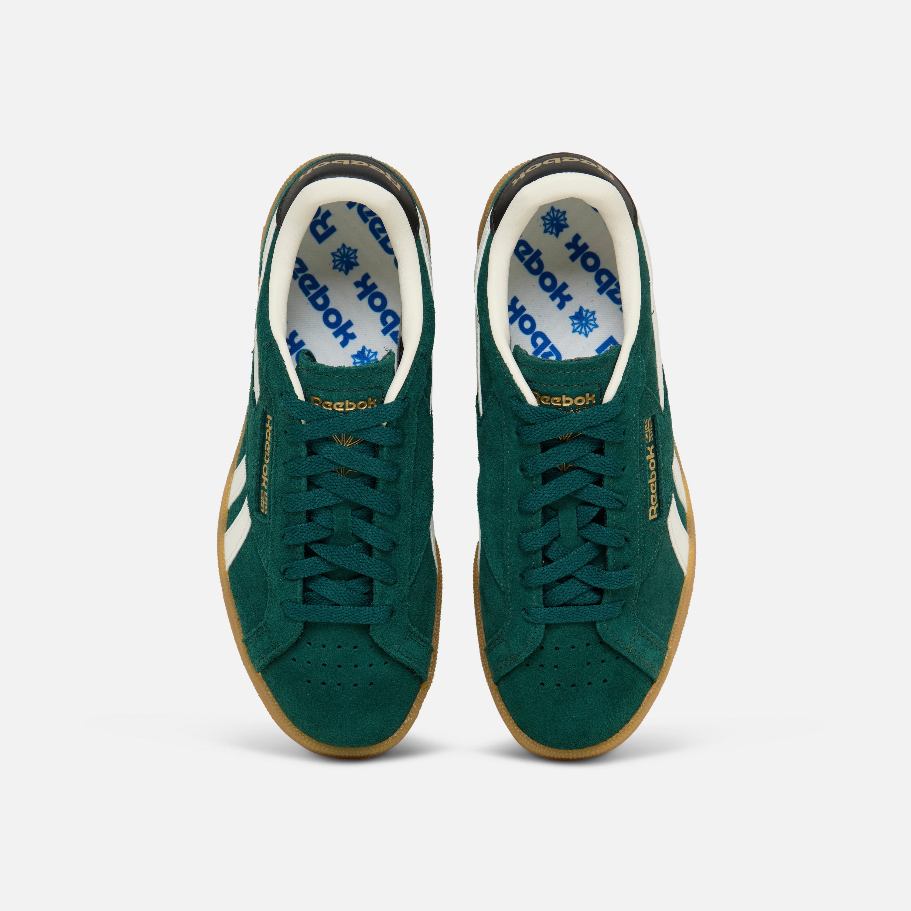 Reebok Club C Vintage Sneakers - Collegiate Green, Black & Gum Sole - Classic Retro Tennis Shoes for Men & Women | Perfect for Casual Wear, Gym & Street Style