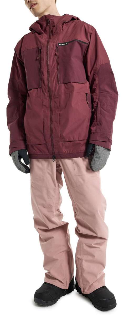 Burton Frostner 2L Waterproof Jacket for Men & Women 2024 - Lightweight Winter Snowboarding Coat for Skiing, Hiking & Outdoor Adventures