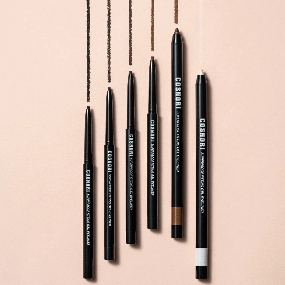 COSNORI Super Proof Fitting Gel Eyeliner - Long Lasting Waterproof Smudge Proof 0.4g - Perfect for Day to Night Makeup & Special Occasions