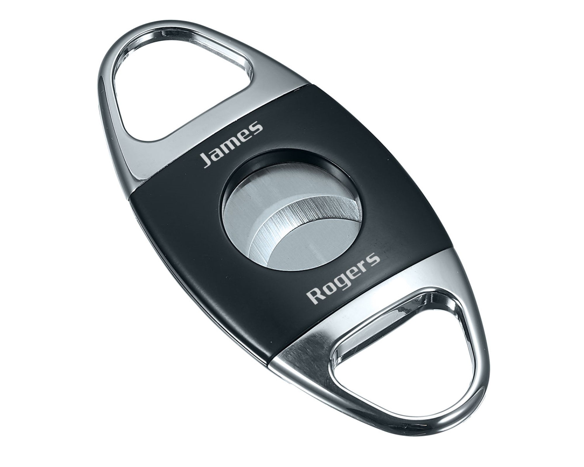 Premium Matte Black & Silver Cigar Cutter - Professional Stainless Steel Guillotine Cutter for Perfect Cuts | Ideal for Cigar Aficionados, Gifts & Relaxation Moments