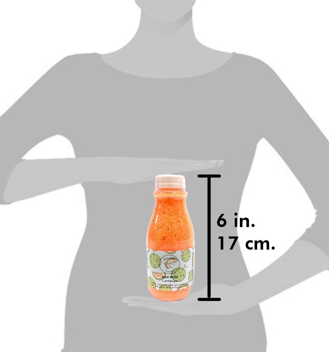 Organic Cantaloupe Milk Bath Powder - Hydrating & Nourishing Skin Care for Relaxing Spa & Self-Care at Home