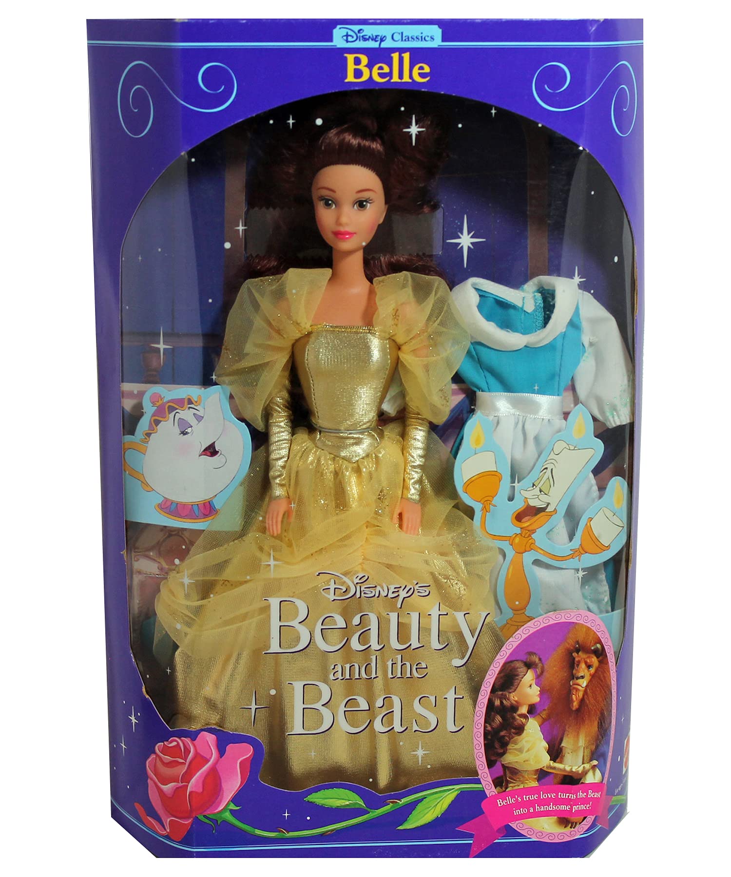 Disney Beauty and the Beast Gold Belle Doll - 12