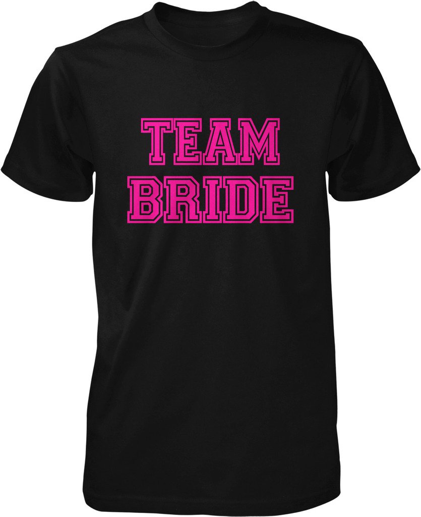 Pink Team Bride Bachelorette Party Wedding T-Shirt for Men - Fun Bridal Shower & Bachelor Party Outfit