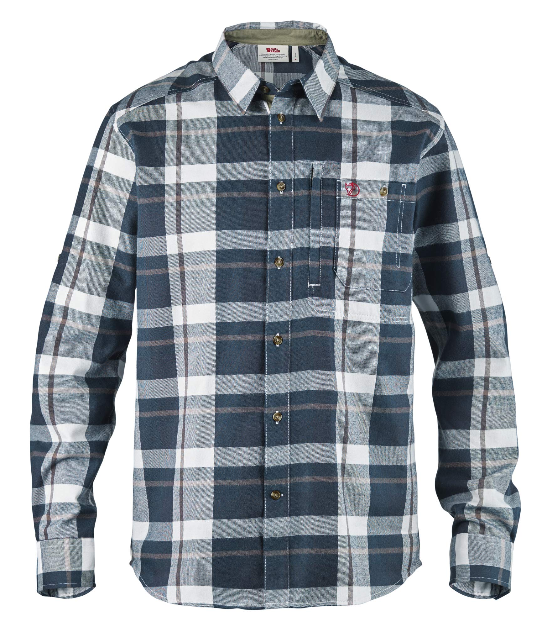 Fjällräven Men's Fjallglim Shirt - Lightweight Outdoor Button-Up for Hiking & Travel | Breathable Quick-Dry Performance Top