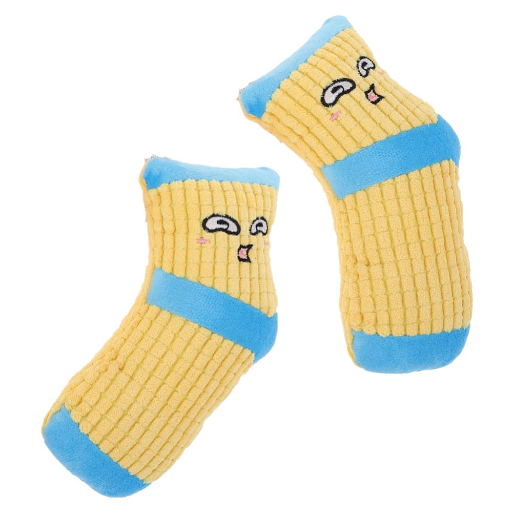 Balacoo 2-Pack Interactive Dog Toys - Squeaky Plush Sock Puppy Toy & Cat Leg Warmers for Small Dogs & Pets - Fun Boredom Busters for Indoor Play, Training, and Self-Entertainment