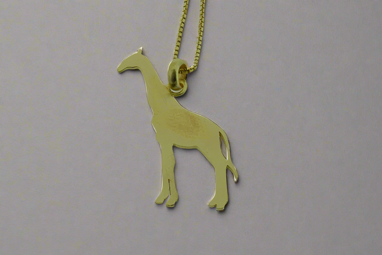 Little Giraffe Necklace - Gold Plated Dainty Pendant for Women | Perfect Gift for Birthday, Anniversary & Everyday Elegance