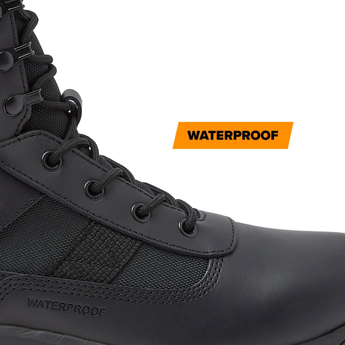 MAGNUM Men's Bragg Waterproof Tactical Boots - Military & Hiking Boots for Men, Lightweight Breathable Work Boots - Perfect for Outdoor Adventures, Hunting & Construction Sites