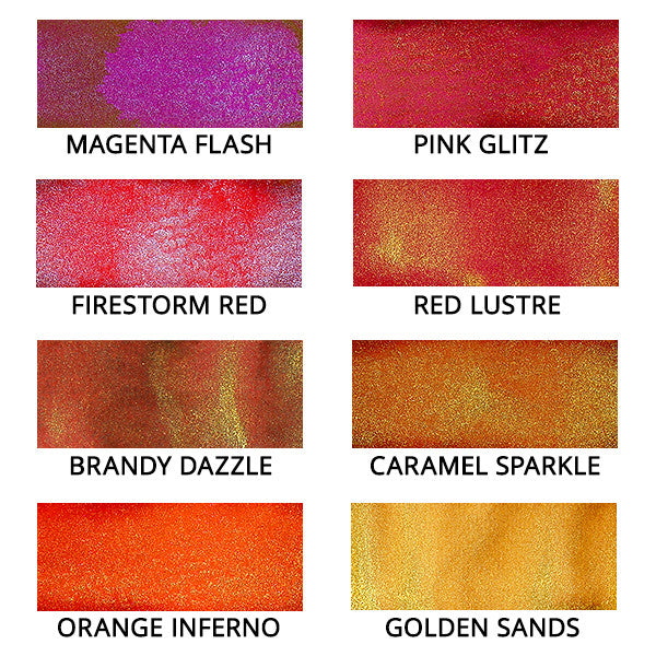 Diamine Shimmering Ink 50ml - Metallic Calligraphy & Fountain Pen Ink for Artistic Writing, Journaling, and Creative Projects