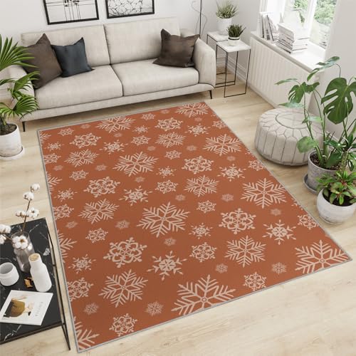 Tan Christmas Snowflakes