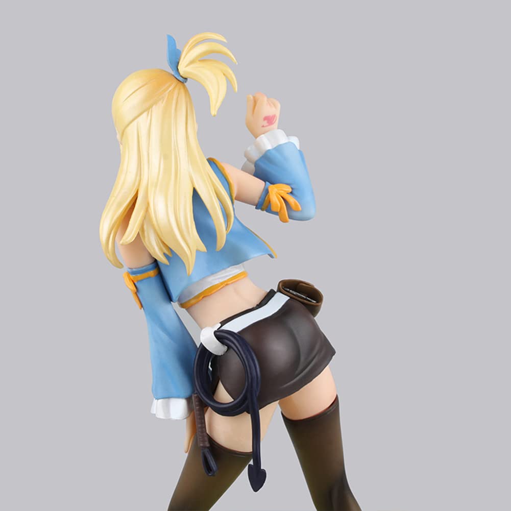 Fairy Tail Lucy & Natsu PVC Anime Figure Statue - Collectible Fairy Tail Merchandise, Desk Decor, Christmas Decoration for Anime Fans & Gift Ideas