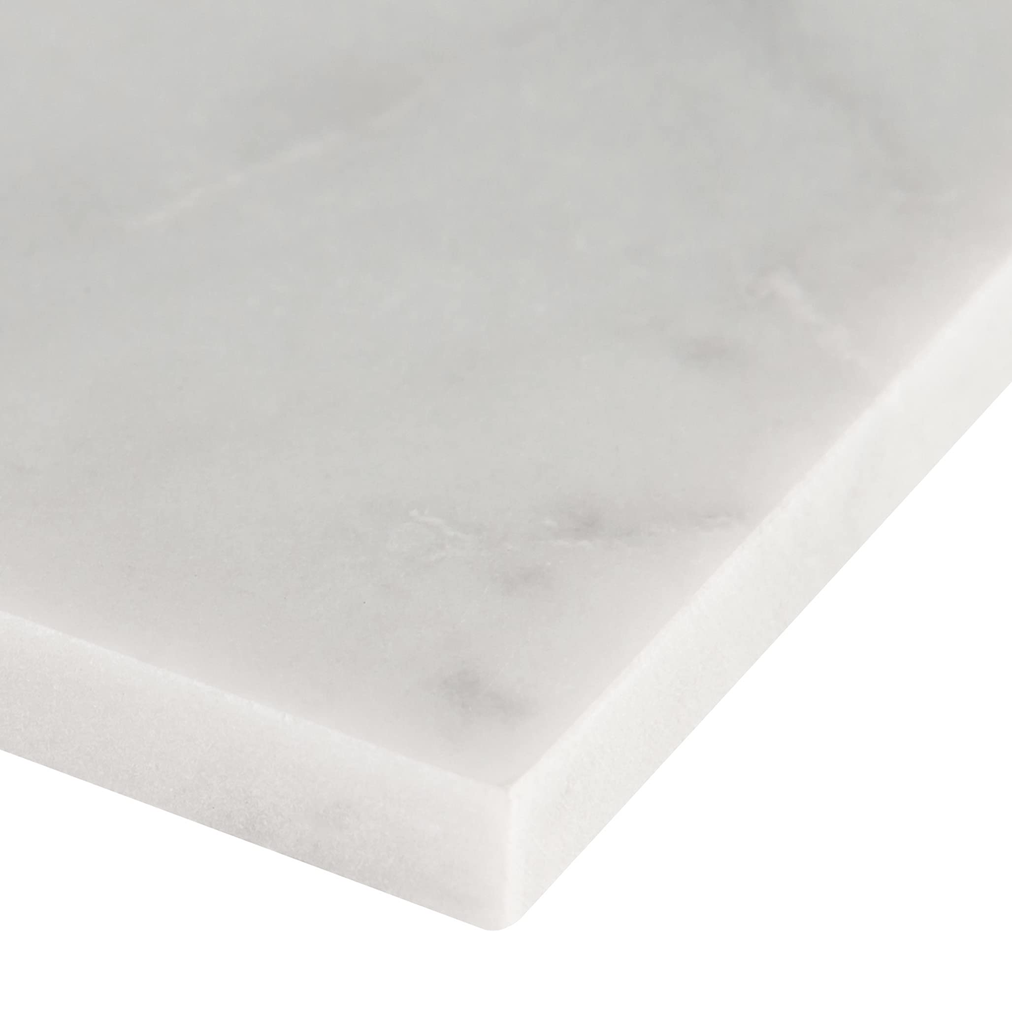 MSI Carrara White 3x6 Inch Honed Marble Subway Tile - Premium Kitchen Backsplash, Bathroom Wall & Shower Tile, Durable Floor Tile for Home Renovation - Perfect for Modern Farmhouse, Spa Bathroom & Luxury Kitchen Designs