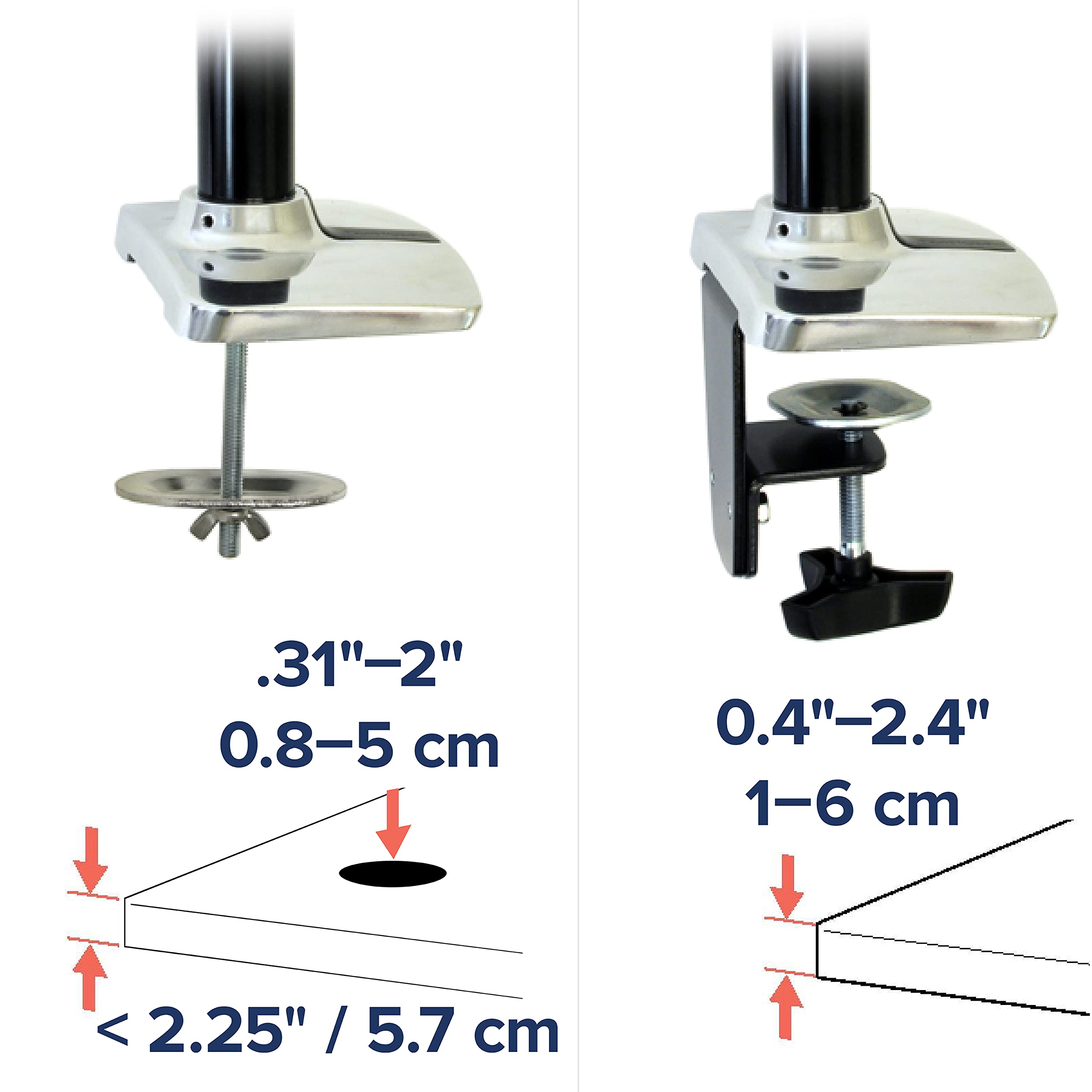 Ergotron LX Single Monitor Arm - Adjustable Desk Mount for 34