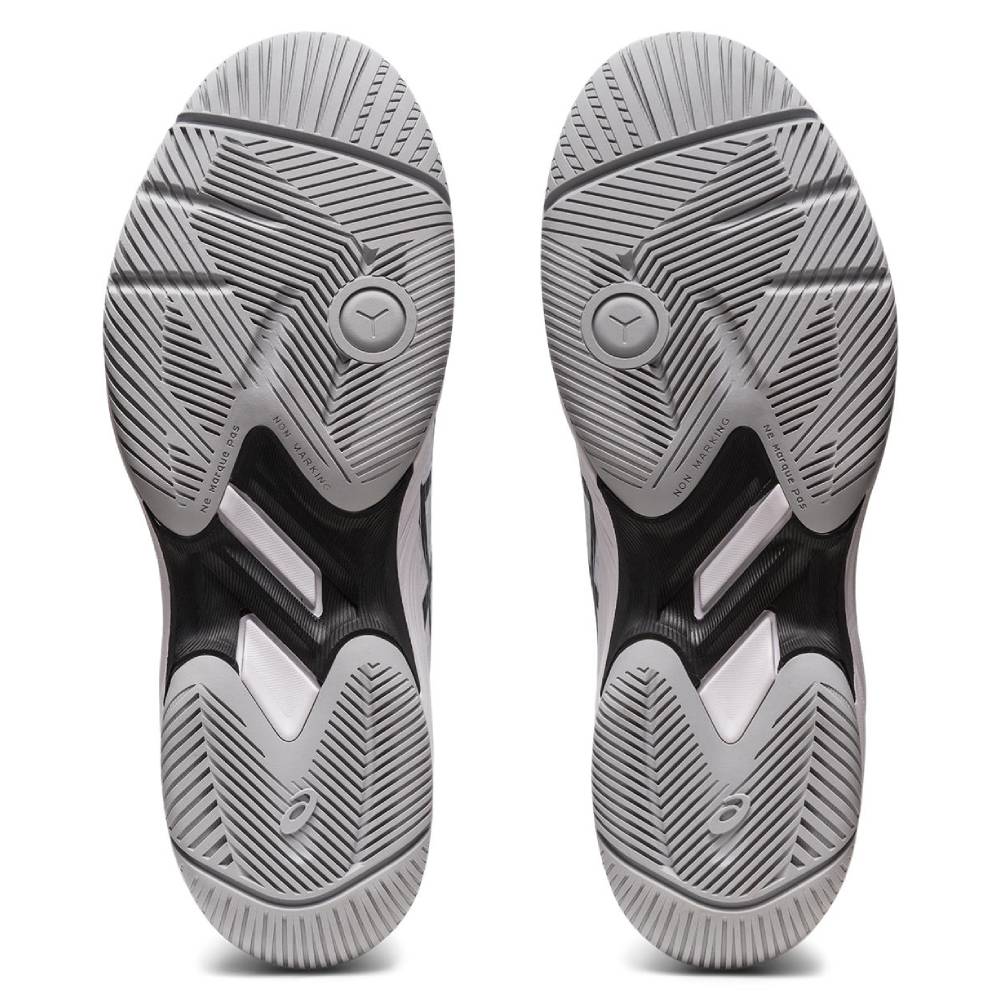 ASICS Gel Game 9 Men's Tennis Shoes - White/Black | Lightweight Cushioned Court Shoes for Men | Perfect for Tennis, Pickleball & Casual Wear