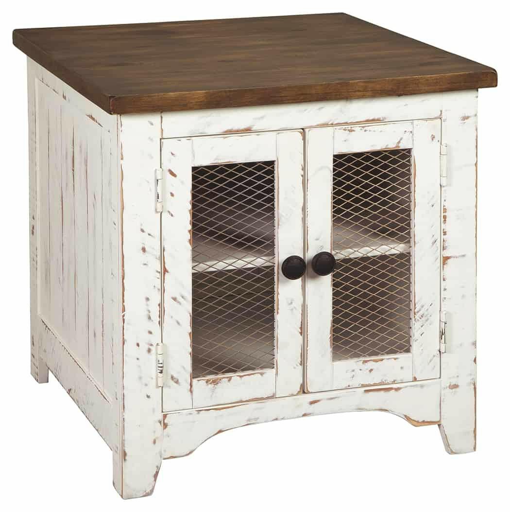 Modern Wystfield Coffee Table Set with 2 Matching End Tables T459 - Mid-Century Style Living Room Furniture for Small Spaces & Home Decor