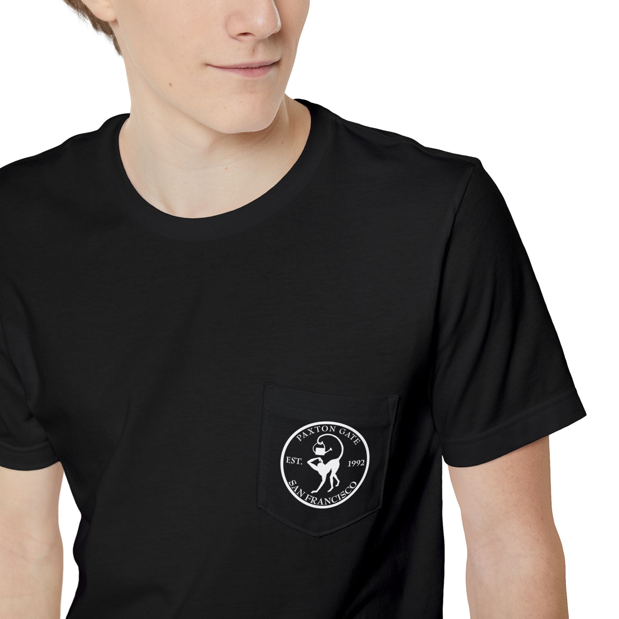Unisex Longhorn Beetle Pocket T-Shirt by Kris Struble - Casual Graphic Tee for Men & Women, Perfect for Outdoor Adventures and Everyday Wear