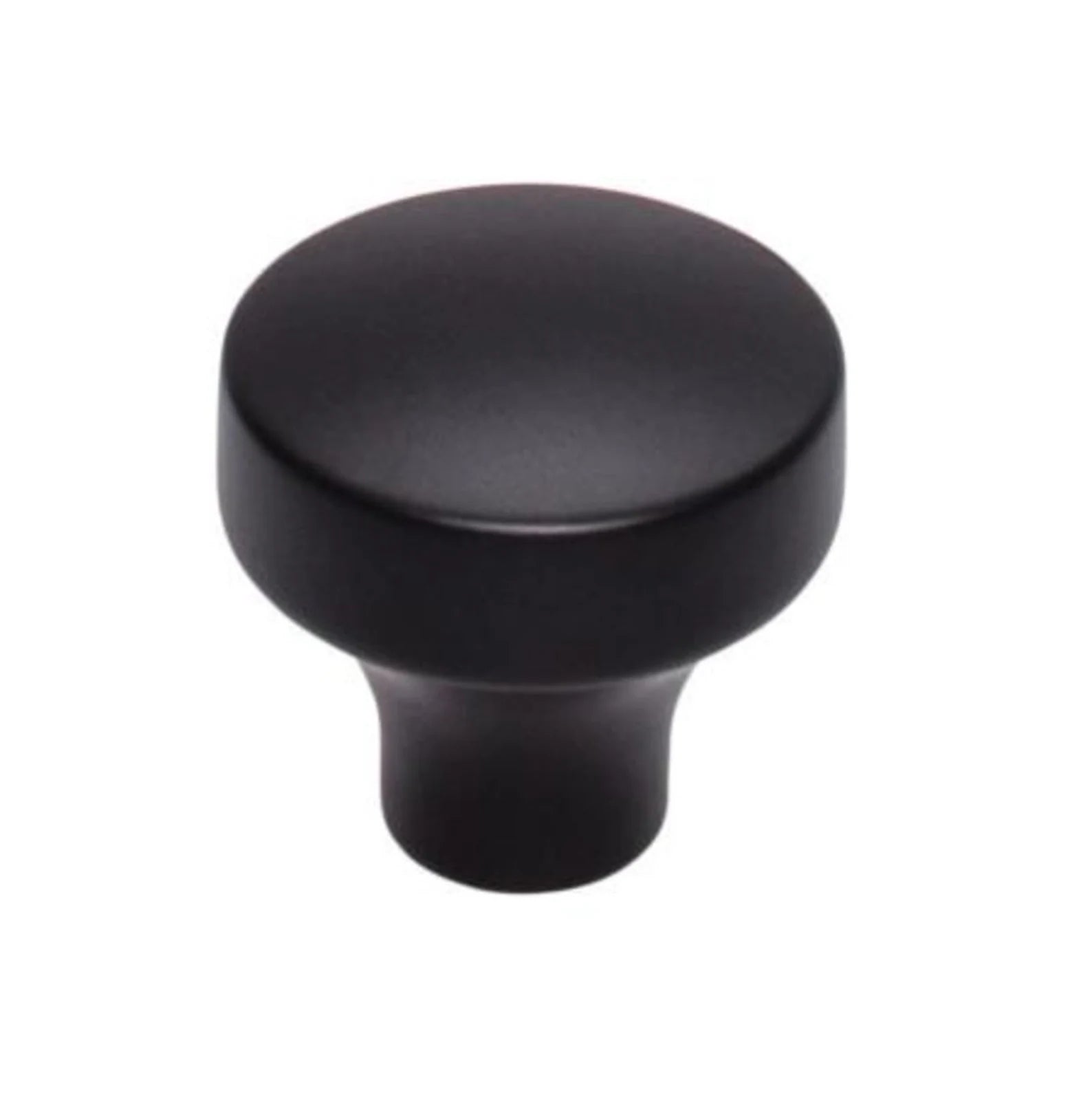 Matte Black Cabinet Drawer Pulls and Knobs with Backplate - Modern Kitchen & Bathroom Hardware for Cabinets, Dressers, Furniture (Set of 10)