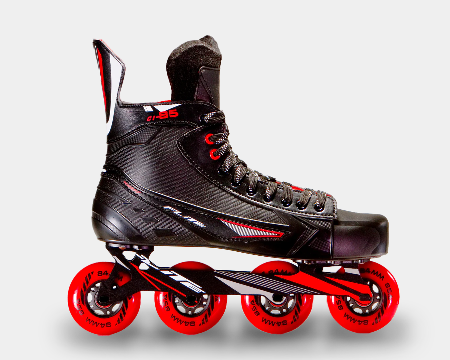 CI 85 Pro Inline Hockey Skates - Professional Roller Skates for Men & Women - Perfect for Street Hockey, Rink Play & Outdoor Skating