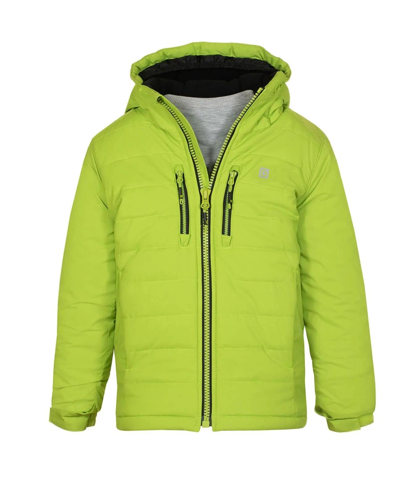 Gusti Evan Snowsuit for Kids - Waterproof Winter Jacket & Pants Set, Green - Perfect for Snow Play, Skiing & Outdoor Adventures