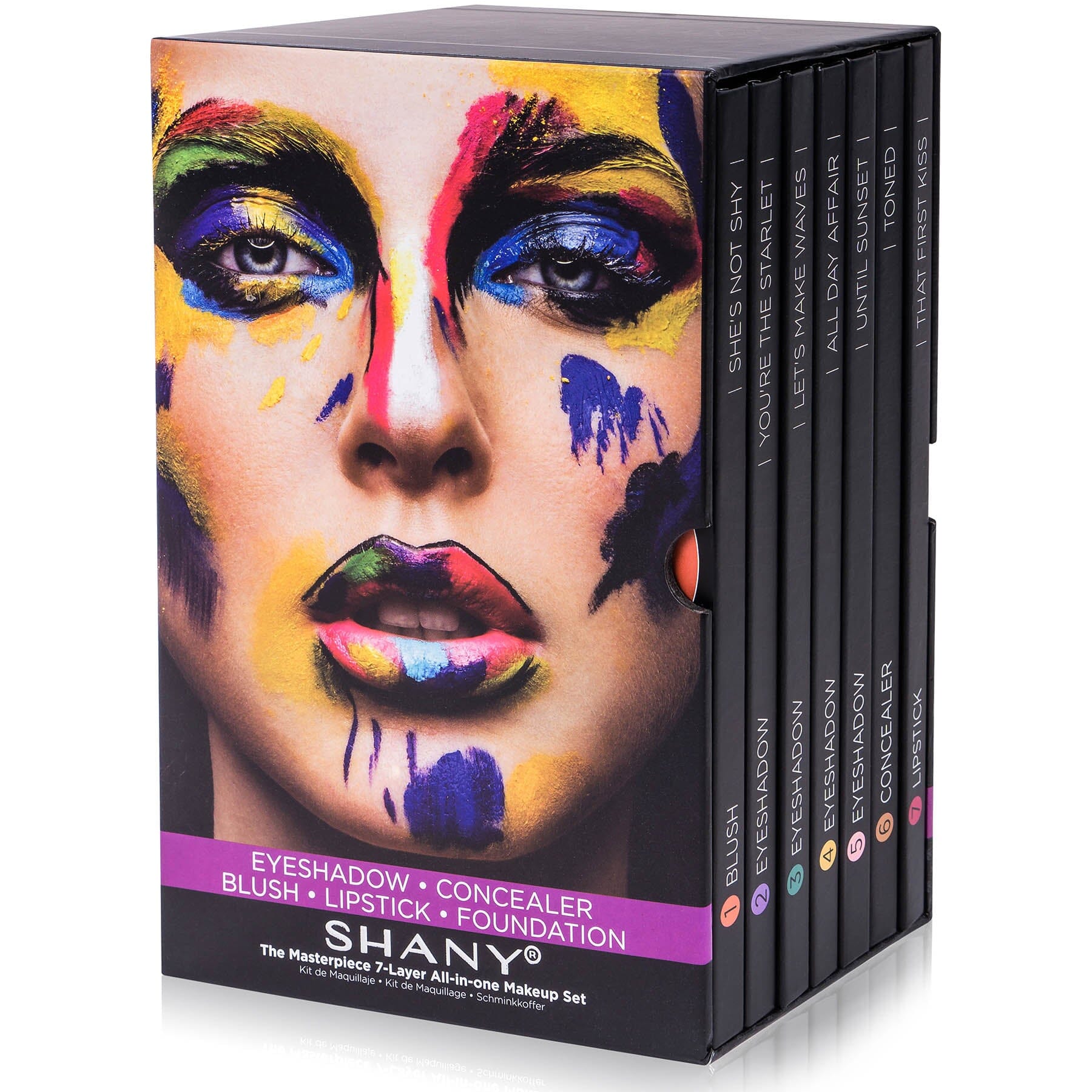 The Masterpiece 7-in-1 Complete Makeup Kit with Foundation, Concealer, Blush & More | Perfect for Daily Use, Special Occasions & Professional Makeup Artists