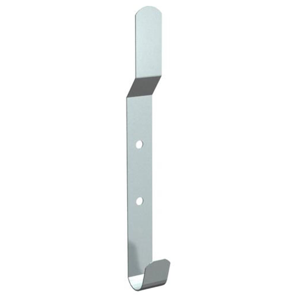 ASI 1306 Stainless Steel Satin Finish Rag/Towel Hook - Durable Bathroom & Kitchen Organizer for Towels, Robes, and Clothes