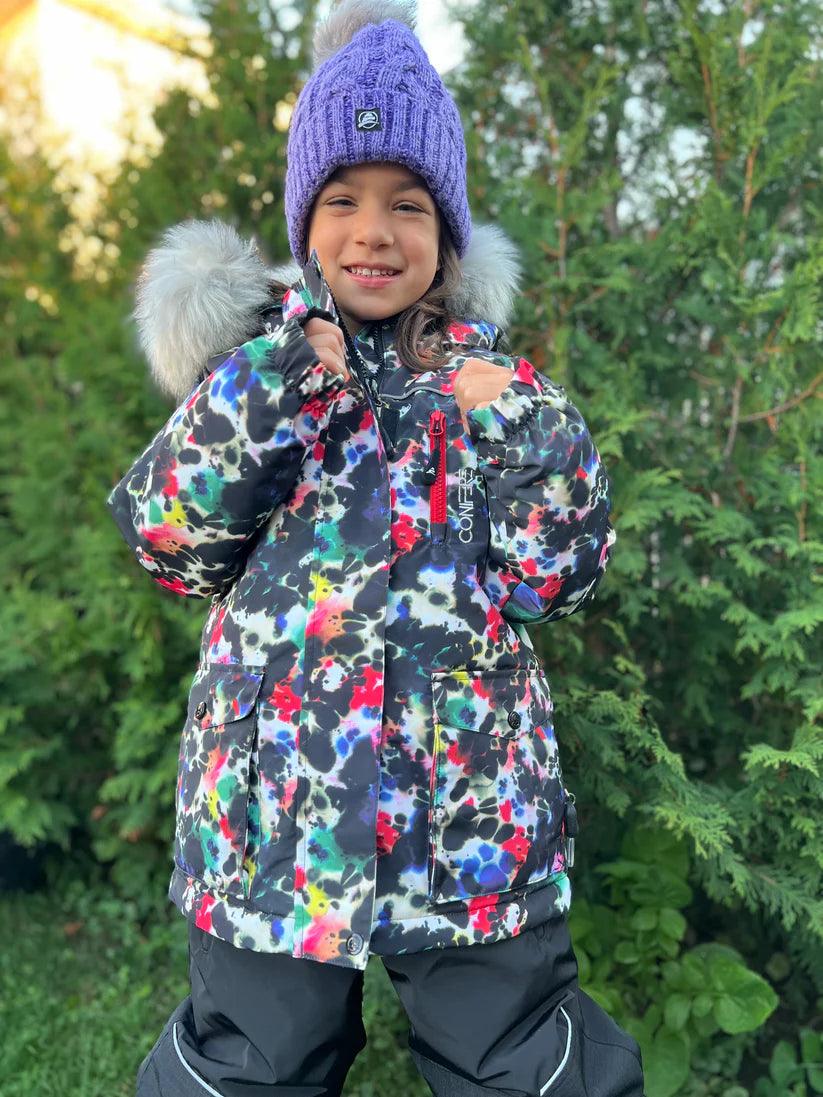 NICOBi Girls Winter Snow Suit - Waterproof Insulated Snowsuit for Kids (Ages 7-16) - Perfect for Skiing, Snowboarding & Outdoor Winter Activities