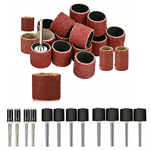 252 PCS Sanding Drum Kit for Nails - Professional Nail Drill Bits & Polishing Accessories for Rotary Tools - Perfect for Manicure, Pedicure & Nail Art at Home or Salon