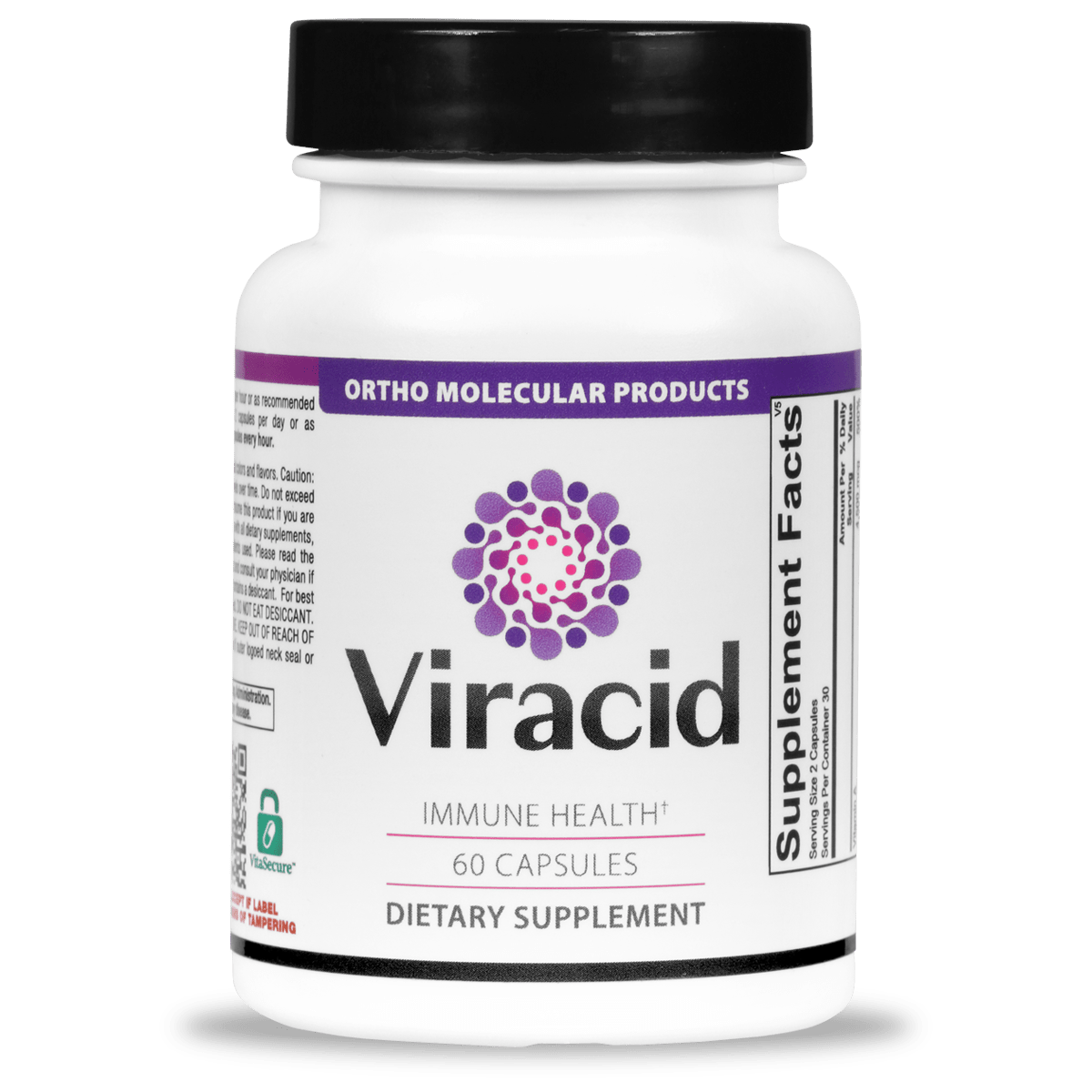 Viracid Immune Support Supplement - 60 Capsules for Daily Immune Boosting & Wellness - Ideal for Cold & Flu Season, Travel, and Busy Lifestyles