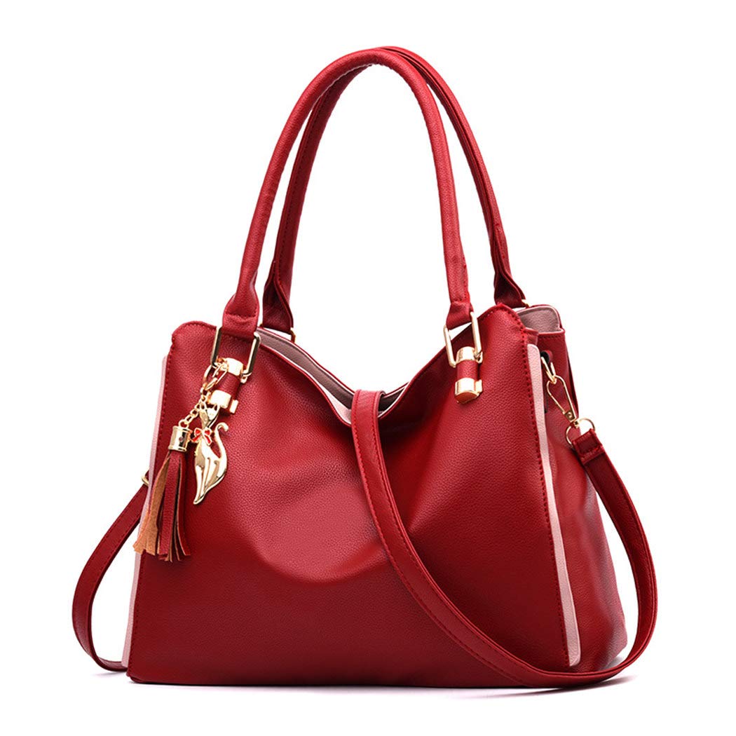 BUKESIYI Women's Crossbody Bag Faux Leather Handbag Shoulder Hobo Purse with Top Handle - Mini Tote Bag for Everyday Use, Work, Travel & Shopping (Style CCUS77157)