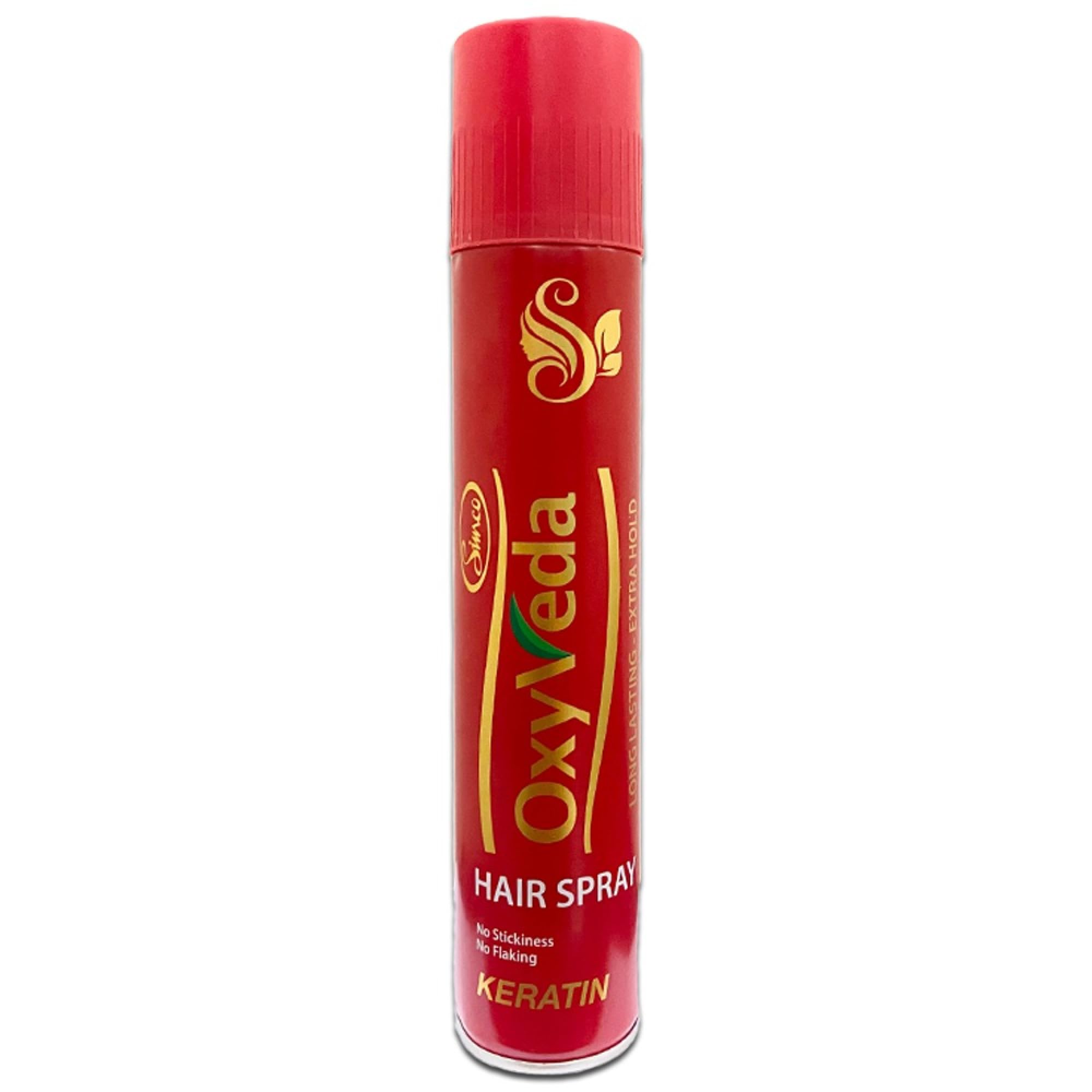 Simco Oxyveda Keratin Hair Spray - Professional Salon Quality Anti-Frizz Treatment for Volumizing & Smoothing - Long-Lasting Hold for All Hair Types (300ml) - Perfect for Daily Styling, Special Occasions & Salon-Like Results at Home
