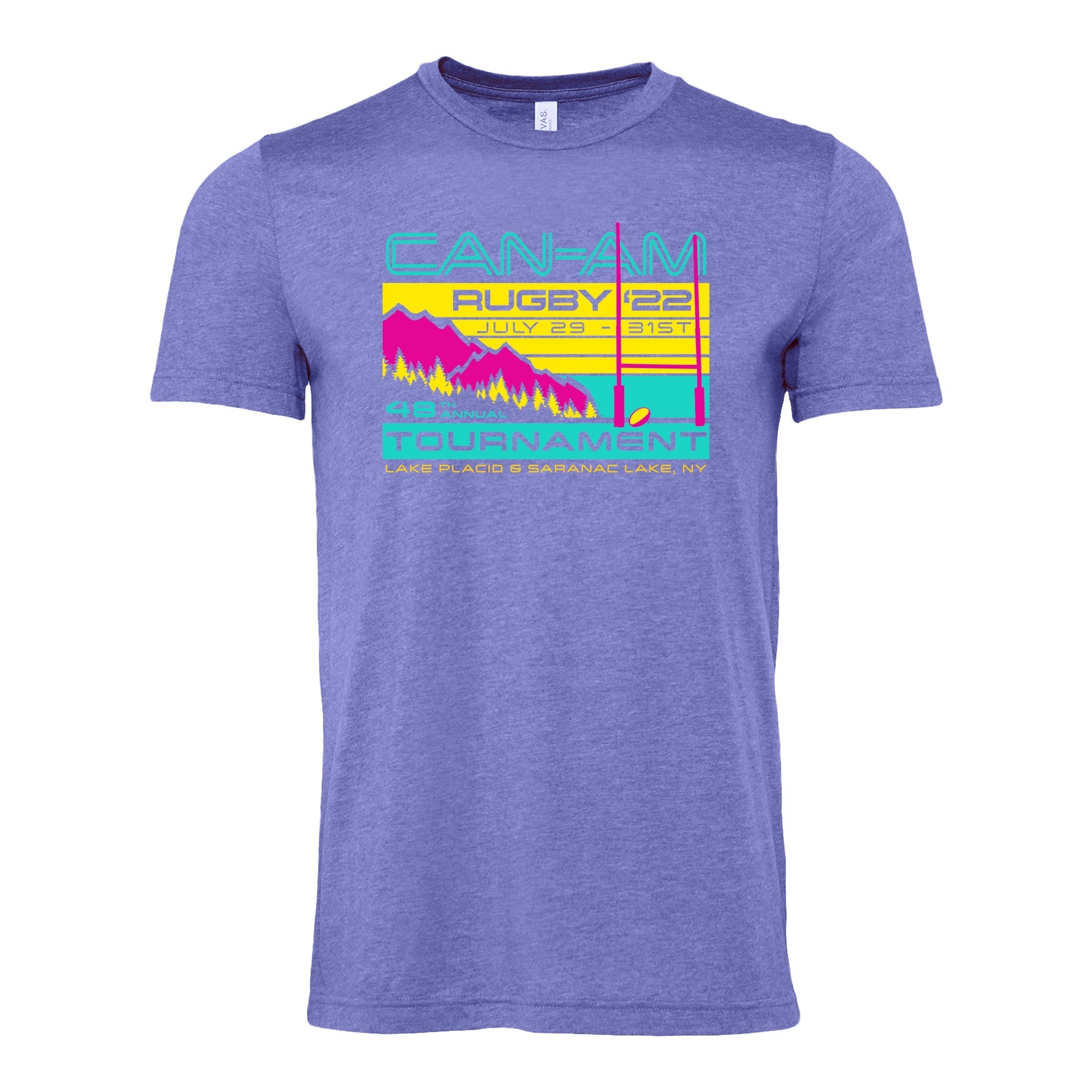 2022 Can Am Tournament T-Shirt - Men's Comfortable Cotton Tee for Sports, Casual Wear & Outdoor Activities