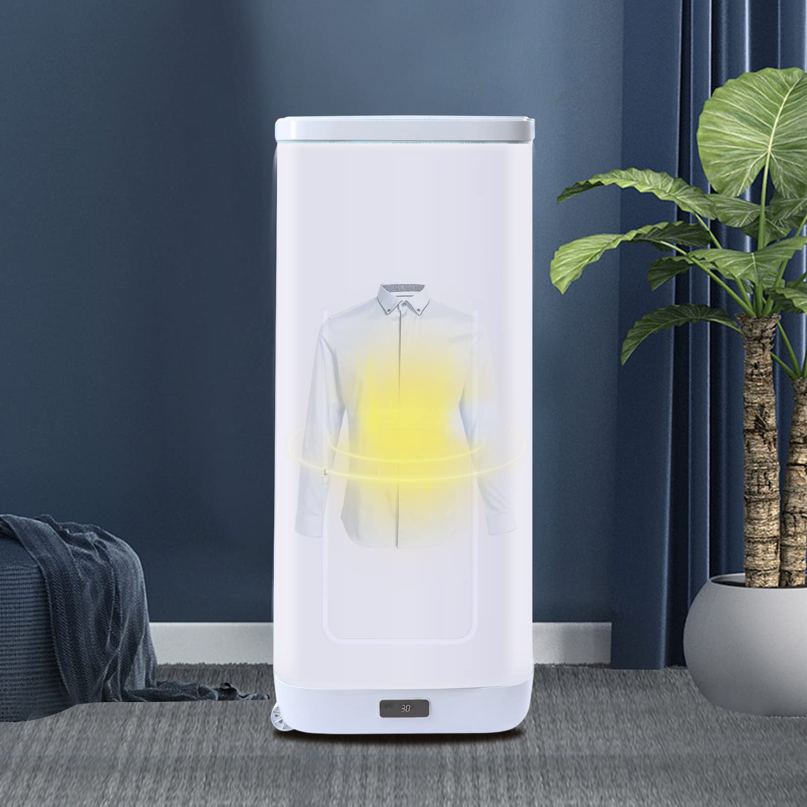 Portable 850W Fast Clothes Dryer - Compact Folding Electric Laundry Drying Machine for Apartments, RV, Travel | Quick Dry Garments, Baby Clothes & Delicates | Space-Saving Household Appliance