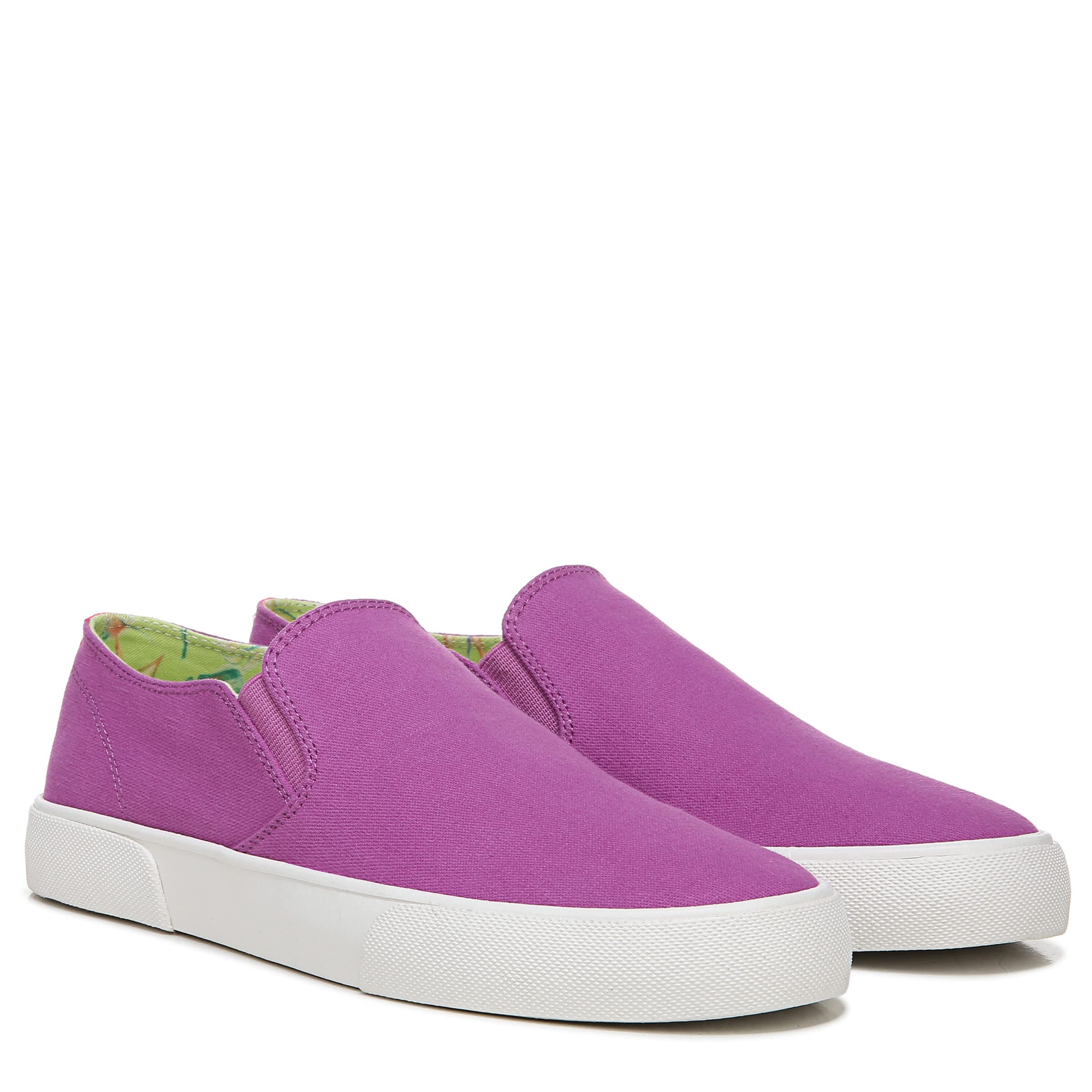 Vionic Groove Women's Slip-On Casual Canvas Comfort Shoes - Orthotic Arch Support & Cushioned Footbed for Walking, Travel & Everyday Wear