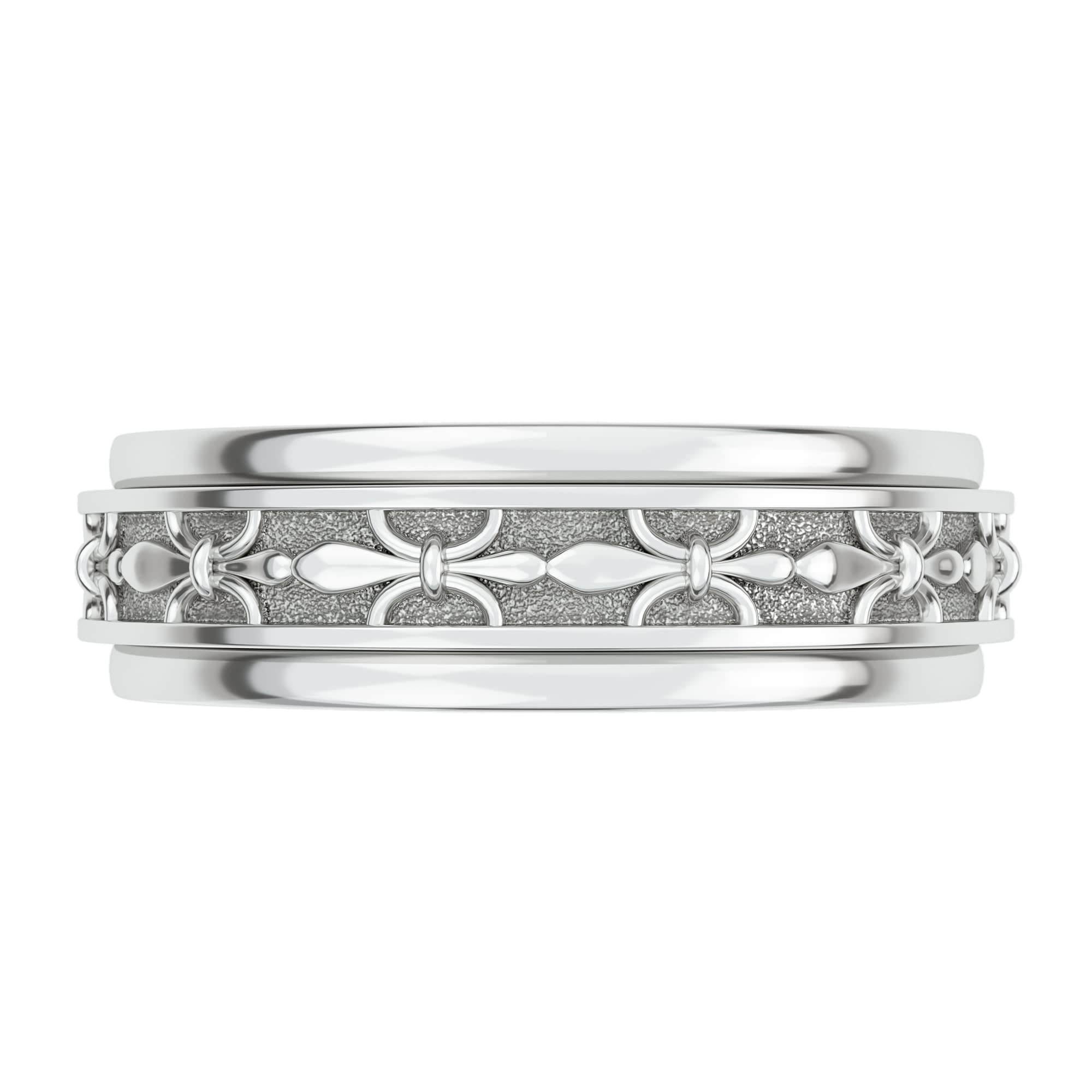 925 Sterling Silver Spinner Ring for Stress Relief - Handmade Boho Meditation Jewelry for Women & Men | Unique Oxidized Tribal Design - Perfect for Anxiety Relief, Yoga & Mindful Gifting