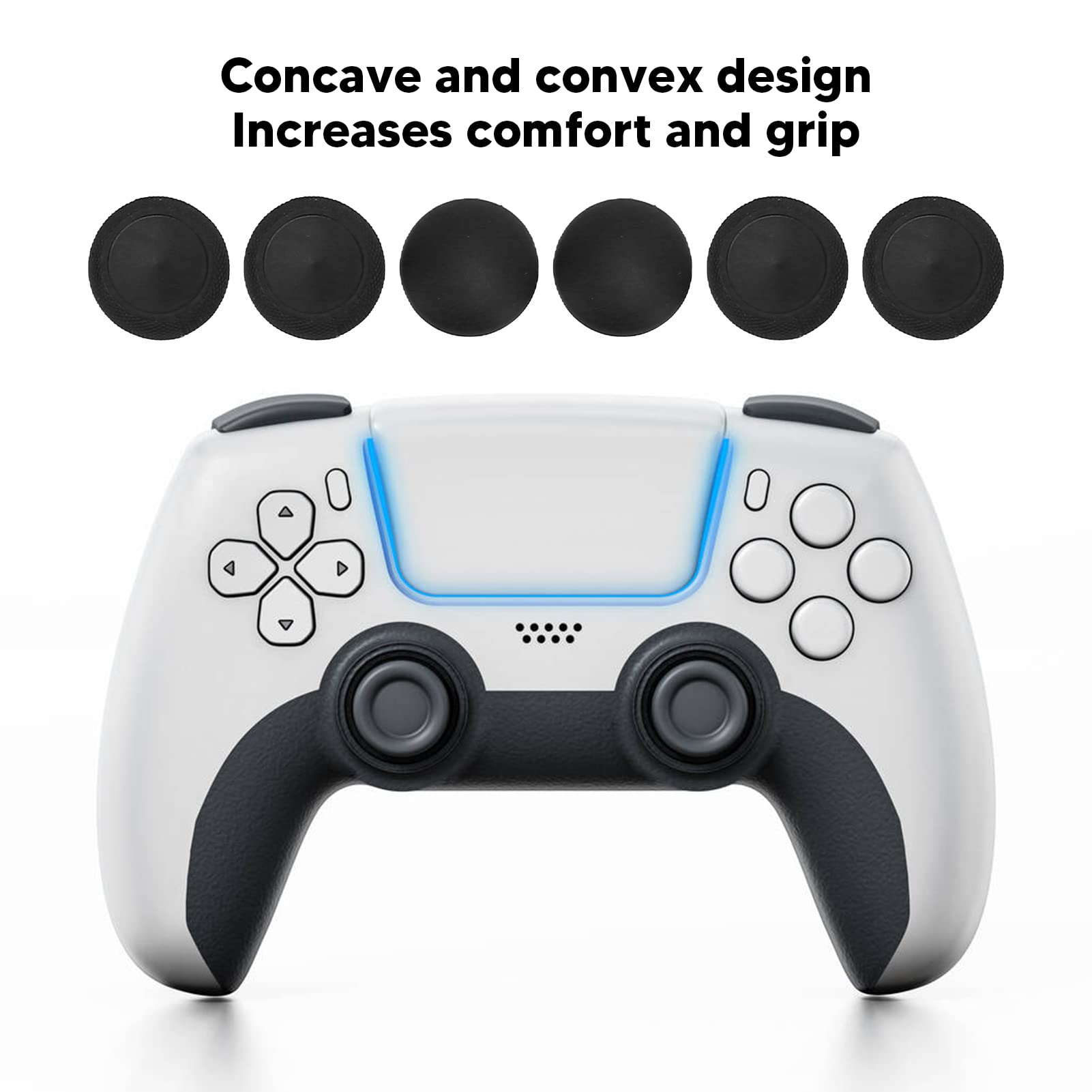 Metal Key Paddle Set for Gaming Controller - Reduce Fatigue for Long Sessions (Black)