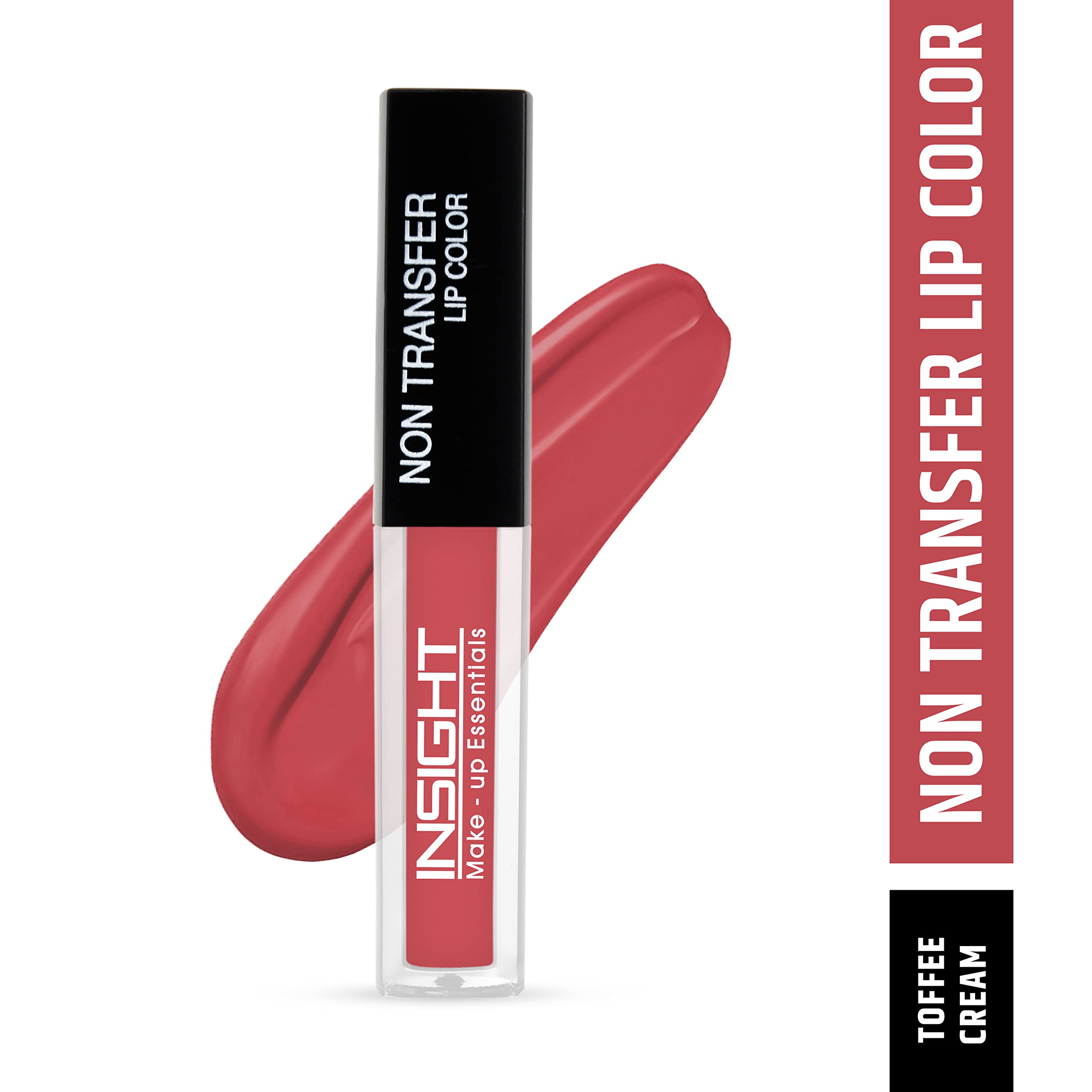 Insight Long Lasting Non-Transfer Lipstick - 4ml (Toffee Cream & LG40=29) - Smudge Proof Matte Lip Color for All-Day Wear - Perfect for Work, Date Night & Special Occasions