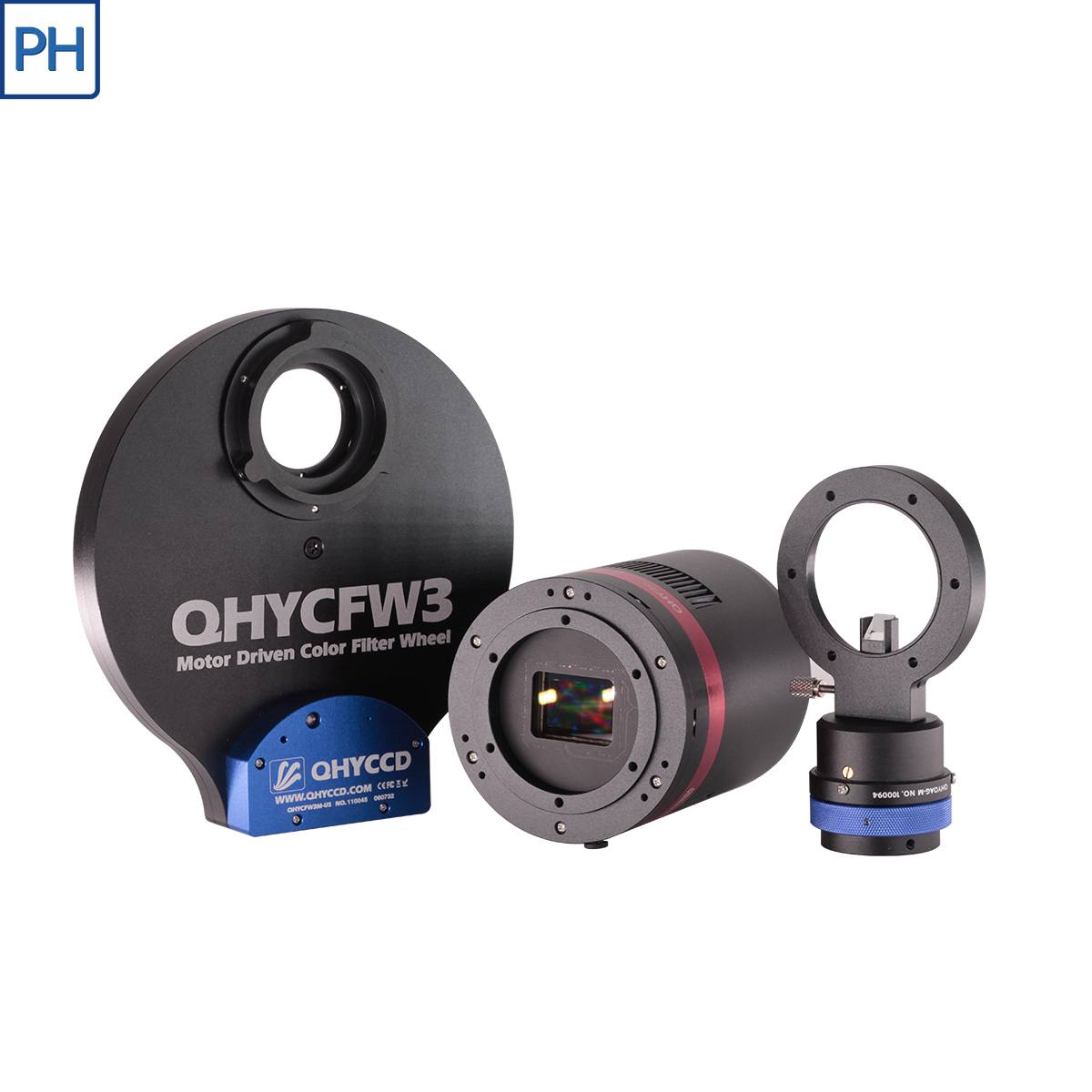QHY268M Monochrome Astronomy Camera with Filter Wheel Combo Kit - Perfect for Deep Space Astrophotography and Scientific Imaging