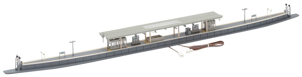 TOMIX N Gauge Island 4275 Model Train Set with LED Lighting - Realistic Urban Scene for Model Railroad Enthusiasts | Perfect for Home Layouts, Dioramas & Train Displays