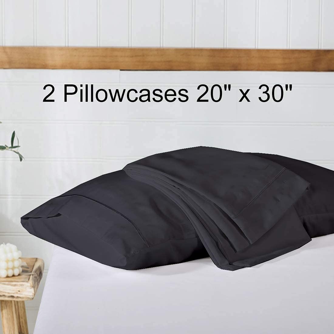 Premium Ultra-Soft Microfiber Twin XL Sheet Set - College Dorm Size, Deep Pocket, Double Brushed for Extra Comfort - Dark Grey Bedding for Dorms, Guest Rooms & Small Spaces