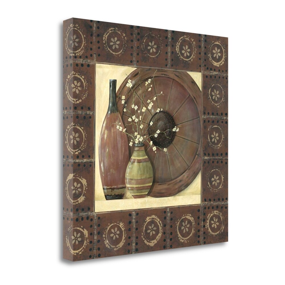 Asian Still Life I by Jo Moulton - Premium Fine Art Giclee Print on Gallery Wrapped Canvas - Ready to Hang Wall Decor for Living Room, Bedroom & Office